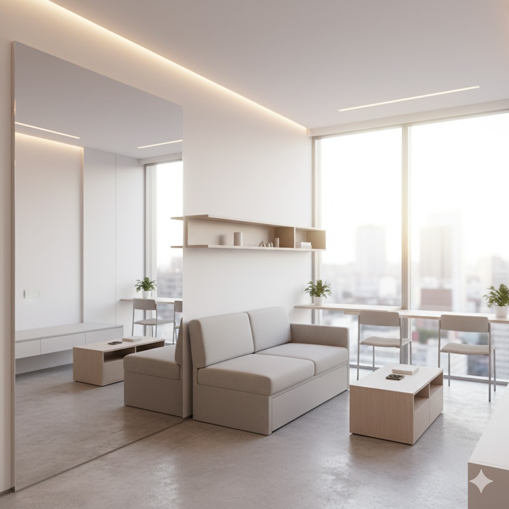 Sulap Apartemen Studio: 7 Trik Ilusi Optik agar Ruangan Terasa Luas dan Nyaman